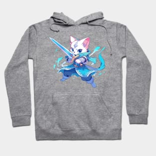 Magic Swordsman Cat Hero Hoodie